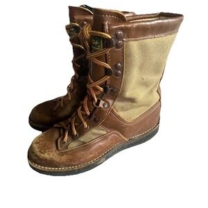 DANNER x CABELAS Men's US 7.5 D Lassen Outdoors Hiking Boots Tan Leather GoreTex